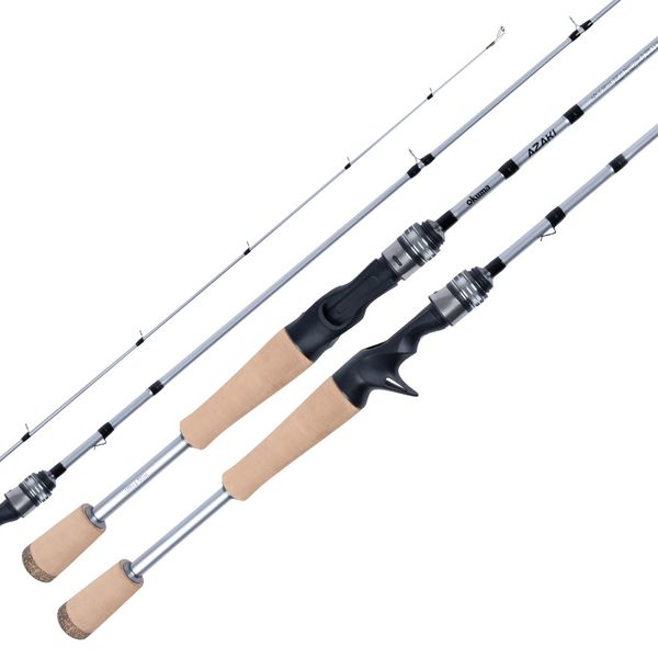 Vara Okuma Azaki AZK-C-581MH 10-20LB 5'8" (1,74m) p/ Carretilha (Inteiriça)