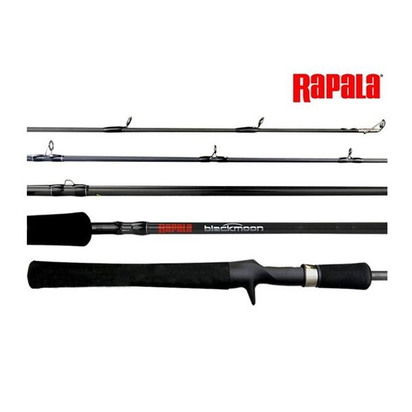 VARA RAPALA BLACK MOON RABM56H 17-25Lb 5'6" (1,68m) - CARRETILHA (Inteiriça)