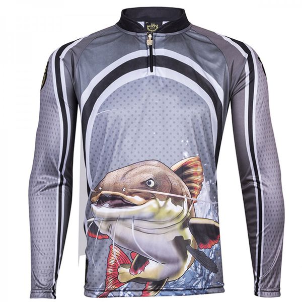 Camiseta de Pesca King Manga Longa - KFF77