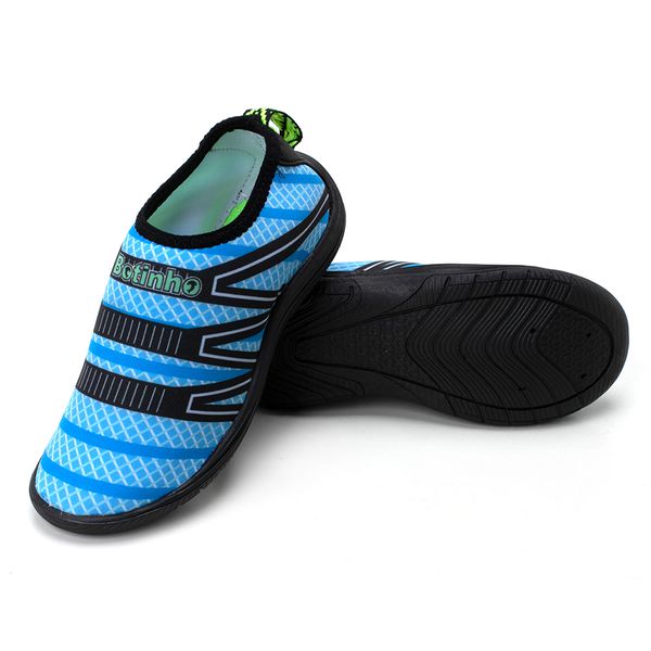 Sapatilha Infantil Botinho Neoprene Aquatica Azul