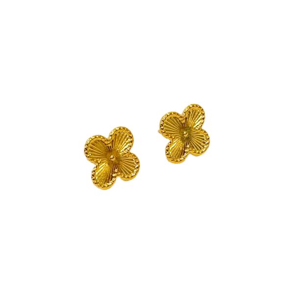 Brinco Flore- banho ouro 18k - FOLIATE