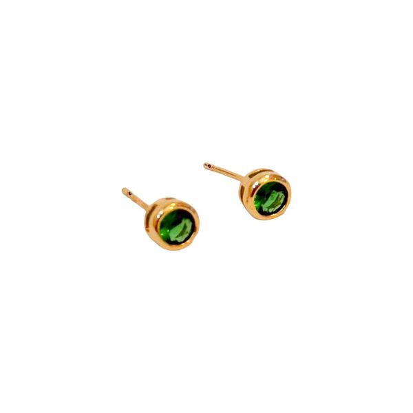 Mini Esmeralda- banho ouro 18k - FOLIATE