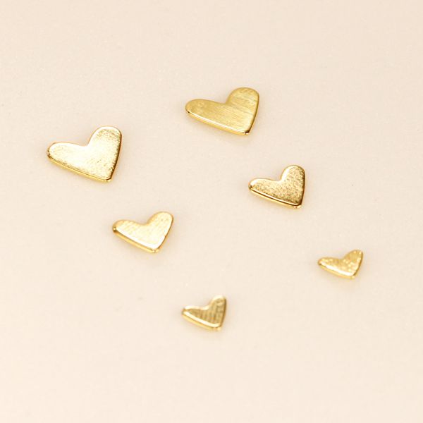 Kit Brincos Corações- banho de ouro 18k - FOLIATE