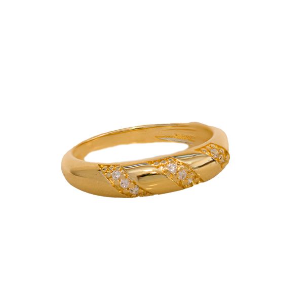 Anel Bea- banho ouro 18k - FOLIATE