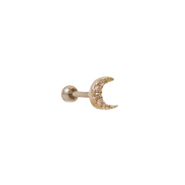 Piercing Lua Zircônias- prata 925 - FOLIATE