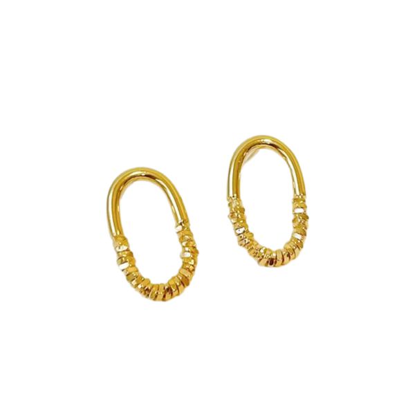 Brinco Alice- banho ouro 18k - FOLIATE