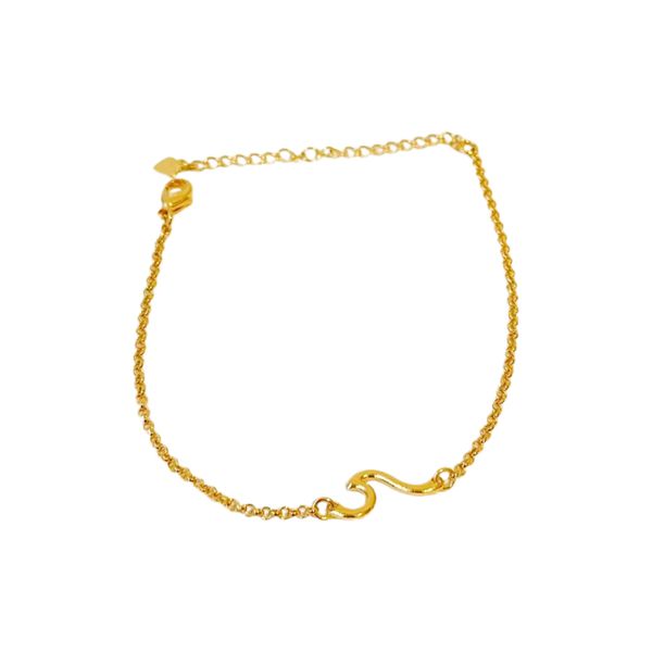 Pulseira Wave- banho ouro 18k - FOLIATE