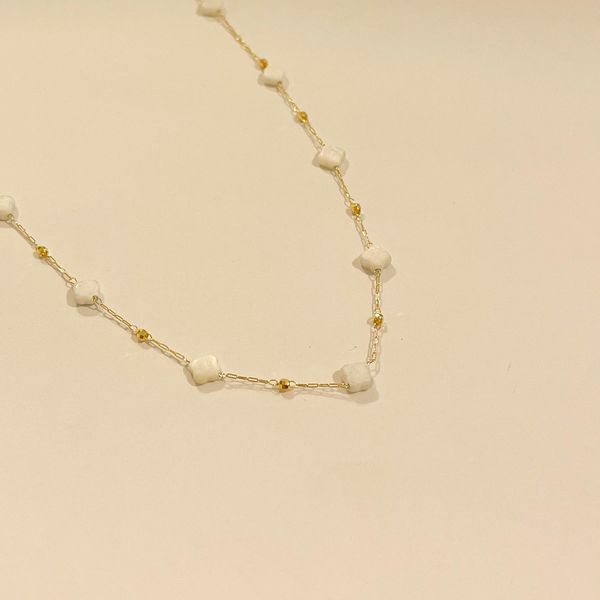 Choker Trevos- banho ouro 18k - FOLIATE