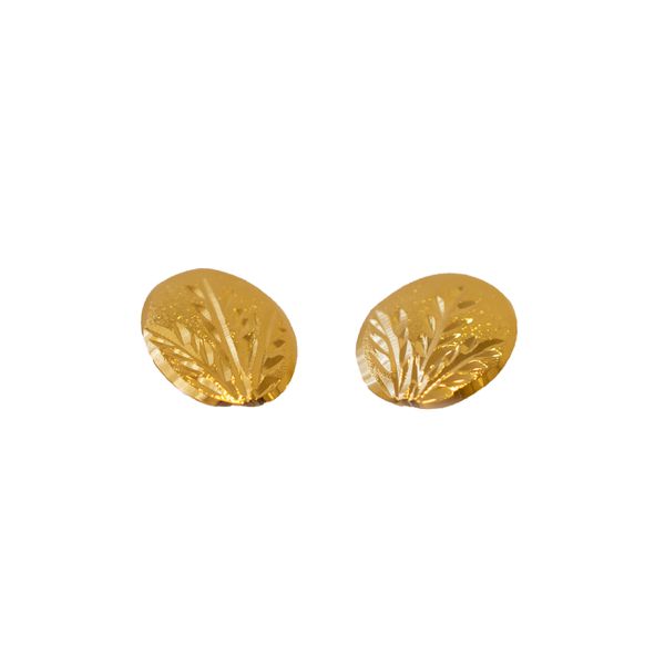 Brinco Raminhos- banho ouro 18k - FOLIATE