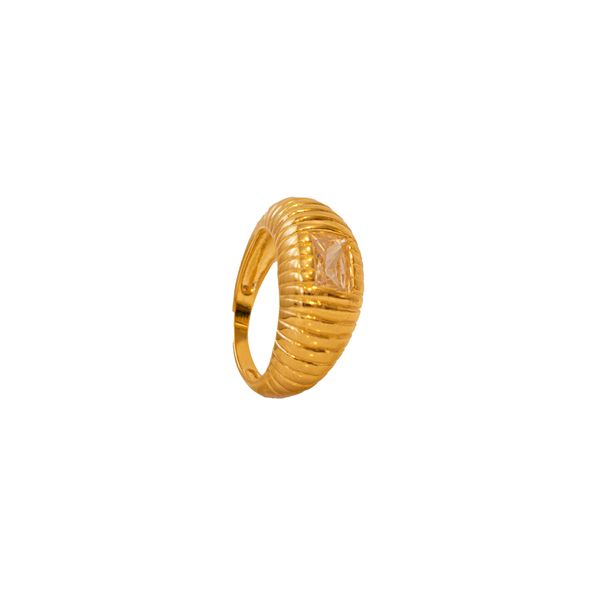 Anel Positano- banho ouro 18k - FOLIATE