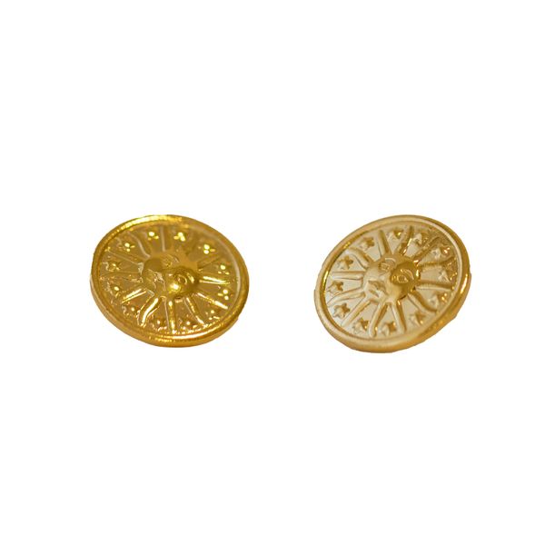 Brinco Sunny- banho ouro 18k - FOLIATE