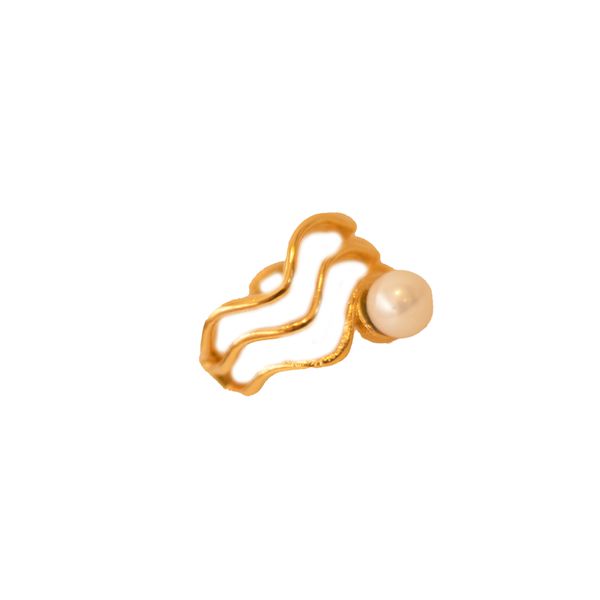 Piercing Fake Laguna- banho ouro 18k - FOLIATE