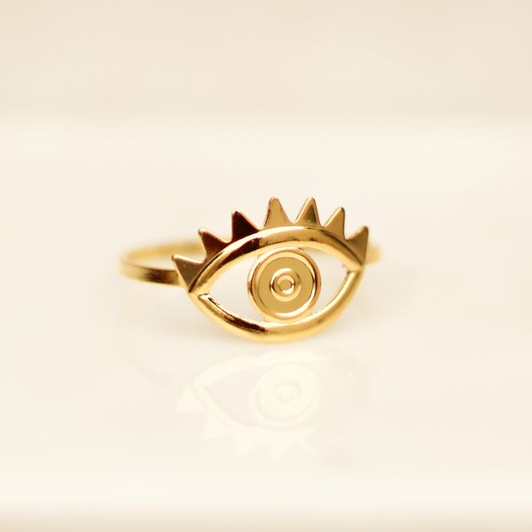 Anel Grécia- banho ouro 18k - FOLIATE