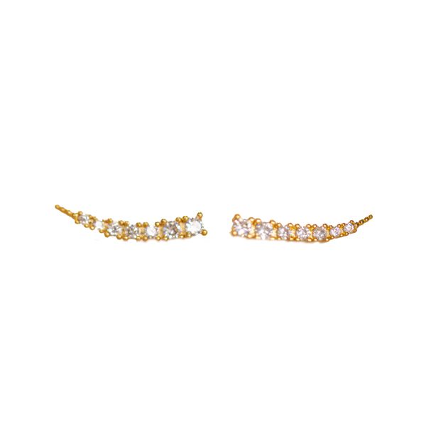 Ear Cuff Lara- banho ouro 18k - FOLIATE