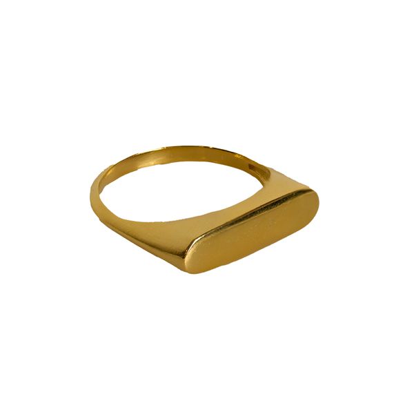 Anel Helena- banho ouro 18k - FOLIATE