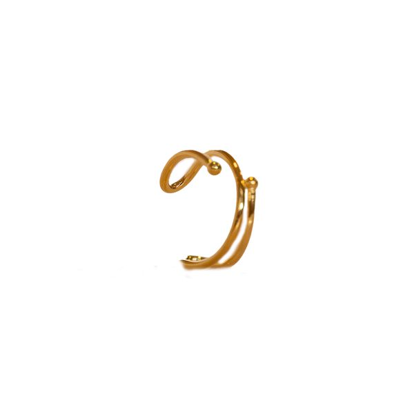 Piercing Fake Loop M- banho ouro 18k