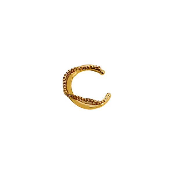 Piercing Fake Corrente- banho ouro 18k - FOLIATE