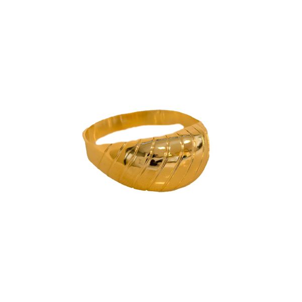 Anel Isa- banho ouro 18k - FOLIATE