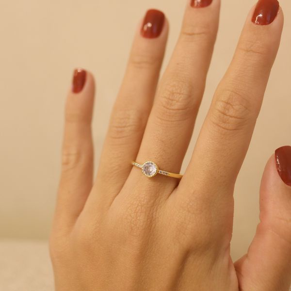 Anel Lolla- banho ouro 18k - FOLIATE