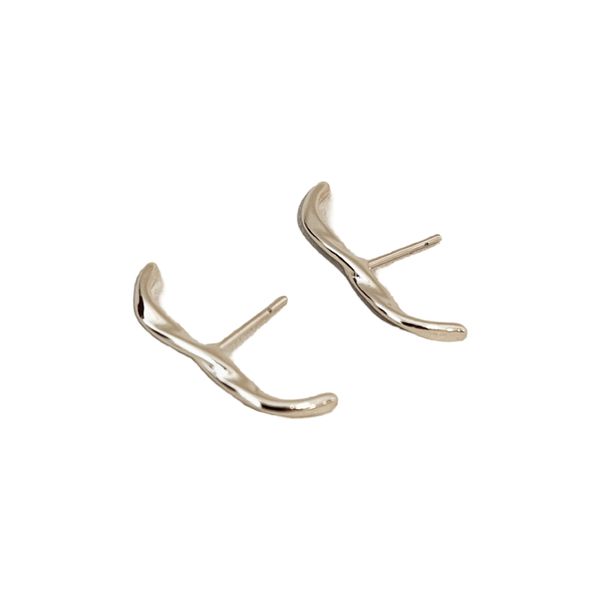 Ear Hook Basic- banho prata - FOLIATE