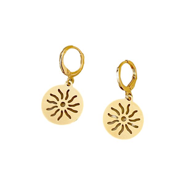 Argolinha Solar- banho ouro 18k - FOLIATE