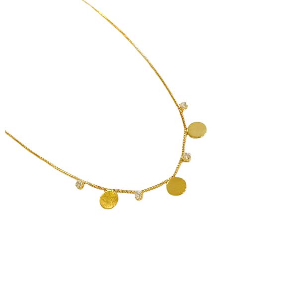 Choker Liz- banho ouro 18k - FOLIATE