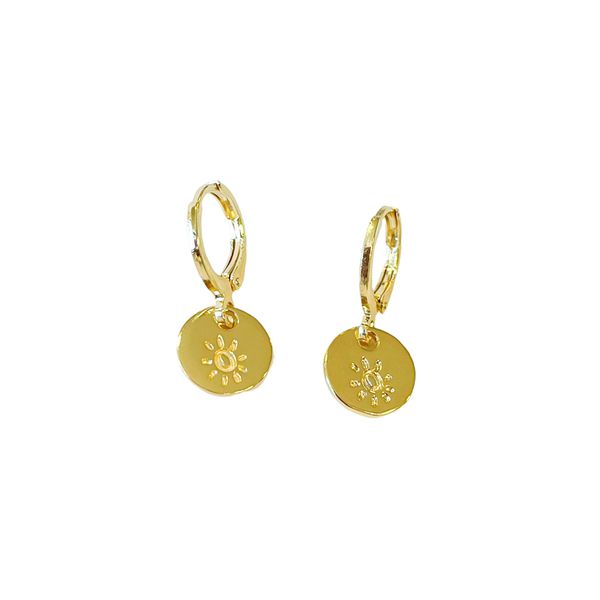 Argola Maya- banho ouro 18k - FOLIATE