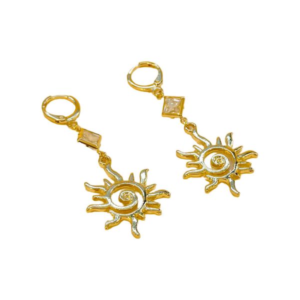 Argola Soleil- banho ouro 18k - FOLIATE