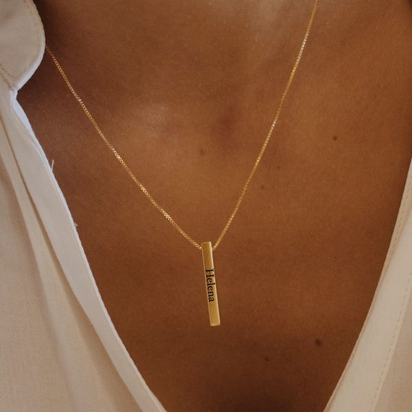 Colar Vivace Personalizado- banho ouro 18k - FOLIATE