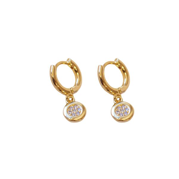 Argola Brille- banho ouro 18k - FOLIATE