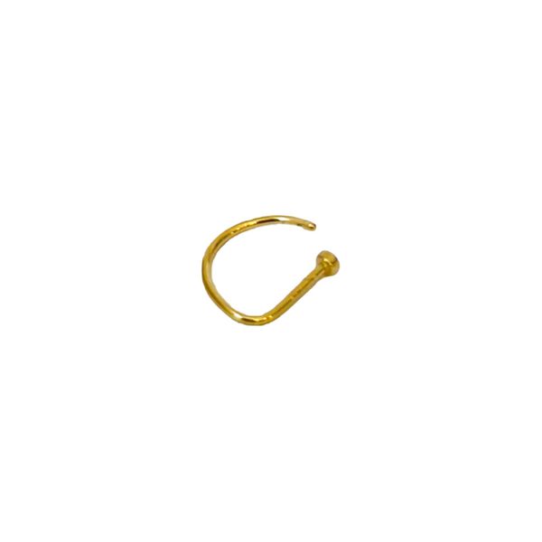 Piercing de Nariz 8mm - banhado a ouro 18k (leia a... - FOLIATE