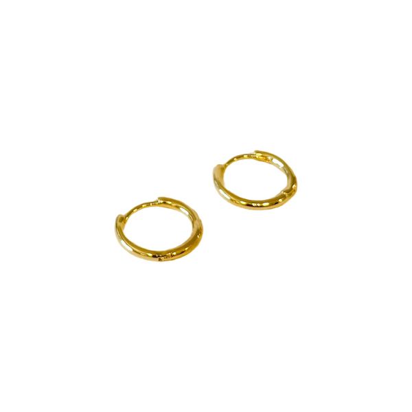 Argola Basic P- banho ouro 18k - FOLIATE