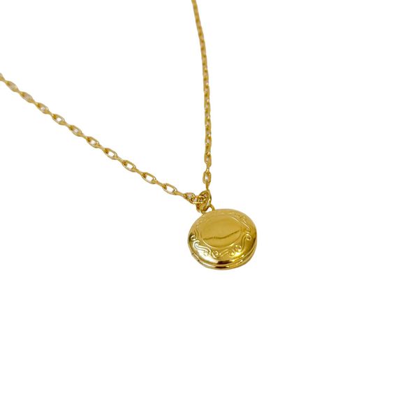 Colar Relicário Gaia- banho ouro 18k - FOLIATE