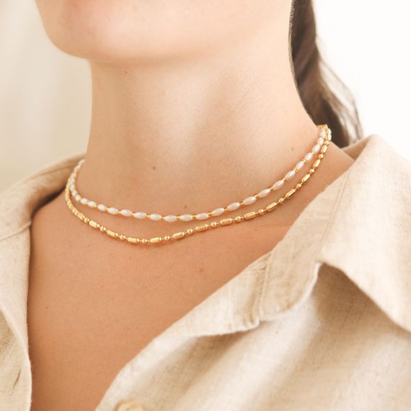 Choker Nantes- banho ouro 18k - FOLIATE