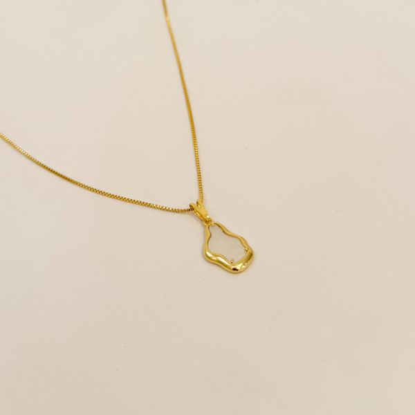 Colar Organic- banho ouro 18k - FOLIATE