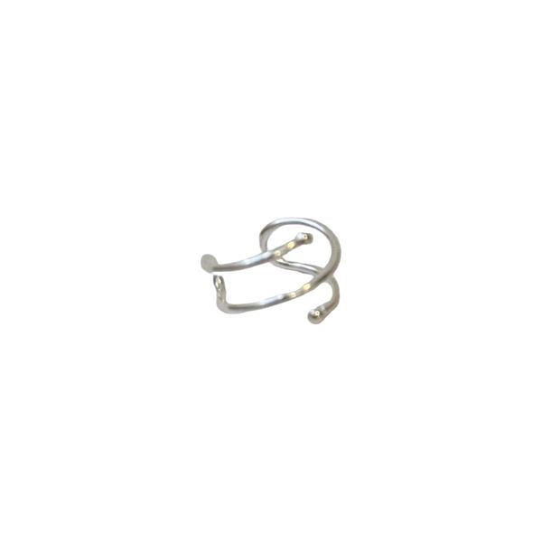 Piercing Fake Loop M- banho prata - FOLIATE