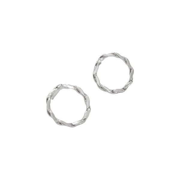 Brinco Basic- banho prata - FOLIATE