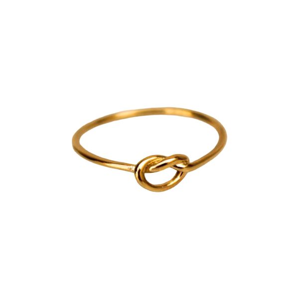 Anel Nó- banho ouro 18k - FOLIATE