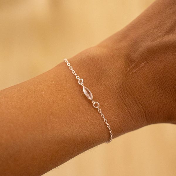 Pulseira Mira- banho prata - FOLIATE