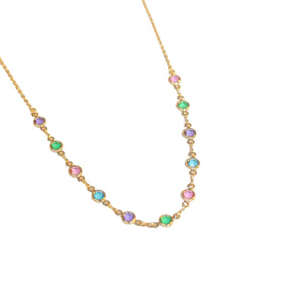 Colar Maitê- banho ouro 18k - FOLIATE