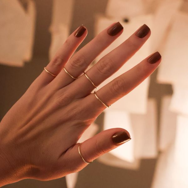 Anel Liso- banho ouro 18k (Unidade) - FOLIATE