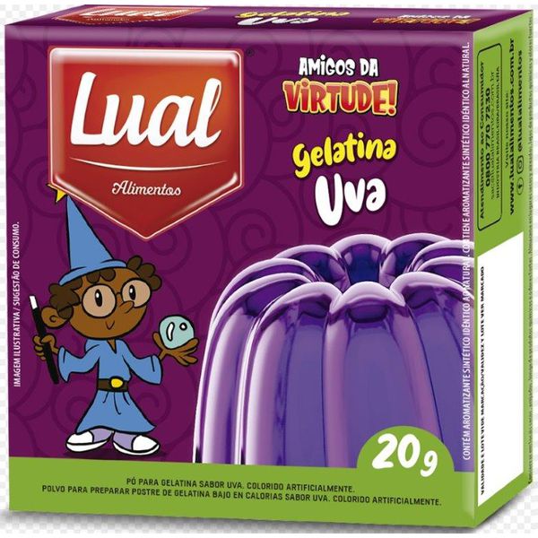 GELATINA LUAL UVA 20 G