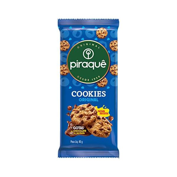 COOKIES PIRAQUE CHOCOLATE 480 G ( DP 12X40 G )