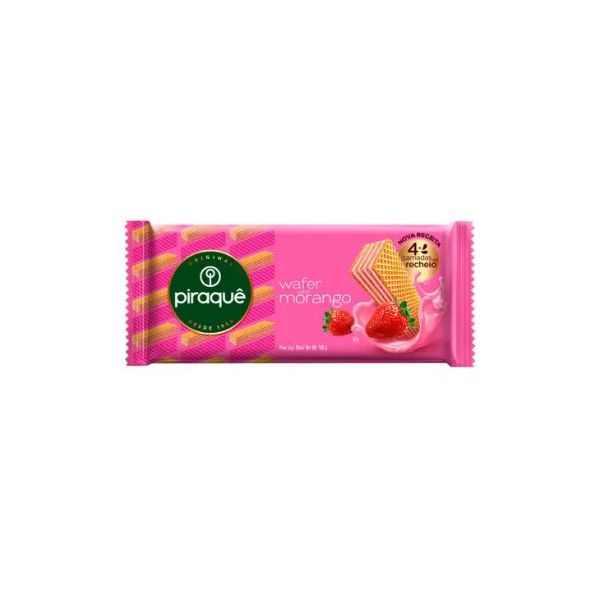 WAFER PIRAQUÊ MORANGO 100 GR (0554)