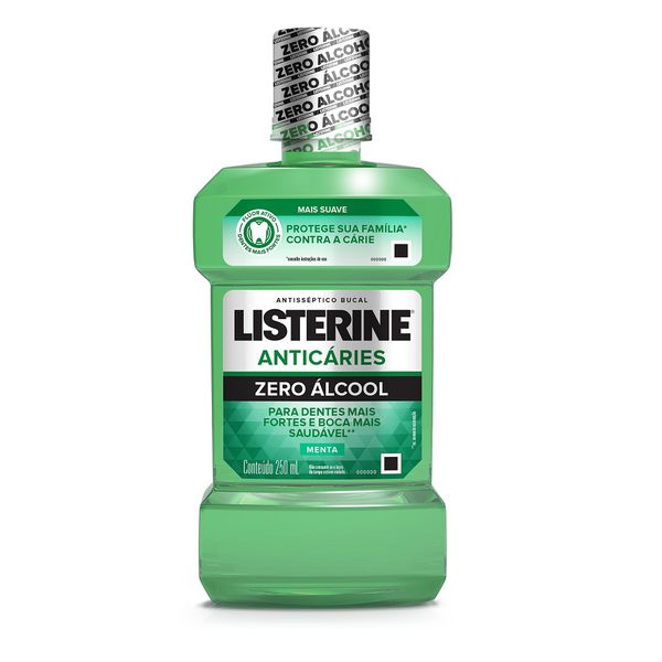 LISTERINE ANTICARIES ZERO ÁLCOOL 250 ML