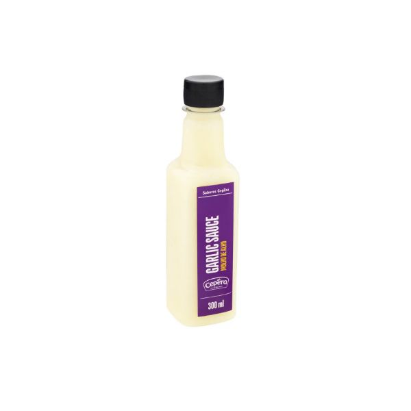 MOLHO DE ALHO GARLIC SAUCE SABORES CEPERA FRASCO 300 ML