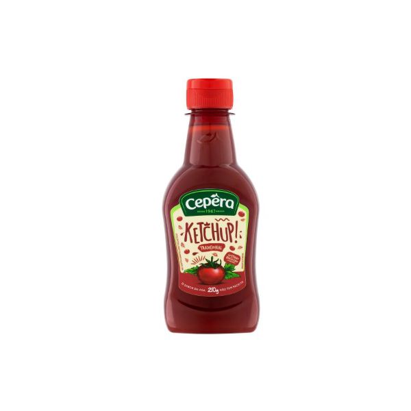 KETCHUP TRADICIONAL CEPERA SQUEEZE 210 G