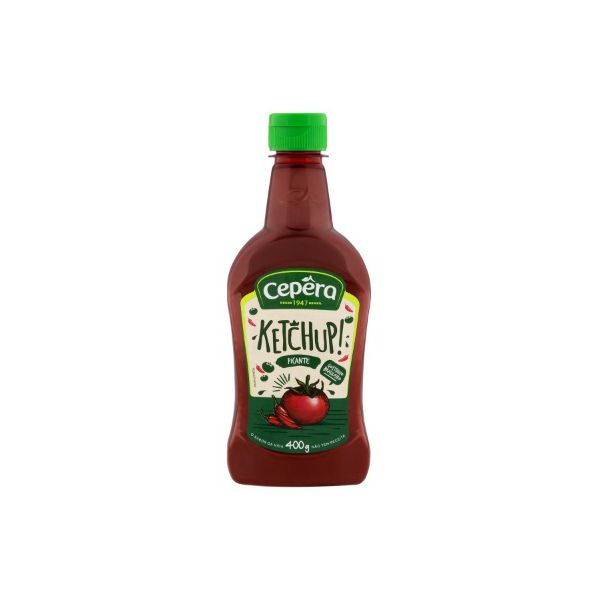 KETCHUP PICANTE CEPERA SQUEEZE 400 G