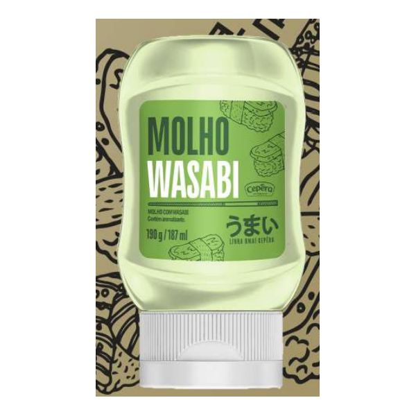 MOLHO WASABI CEPERA 190 G / 187 ML