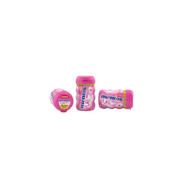 MENTOS PURE FRESH TUTTI FRESH BIG 46P GARRAFA 552 G (DP 6 X 92 G) ROSA